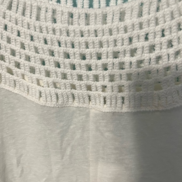 NWT Cato Off White Color Pull Over Top Linen Blend Size XL - Picture 3 of 6